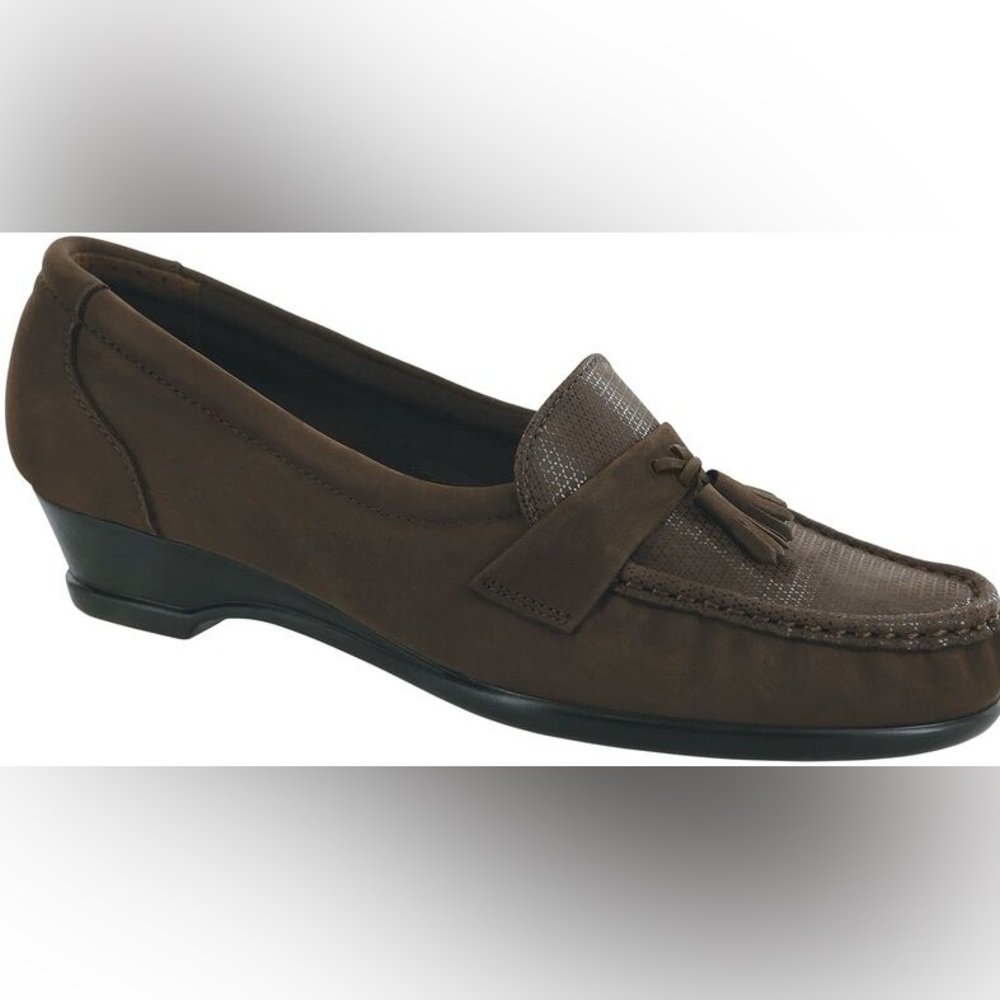 SAS Leather Onyx Penny Loafers